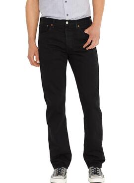 Pantalón Vaquero Levis 501 Original Hombre Negro