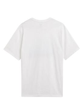 Camiseta Levis Estampada Relaxed Hombre Blanca