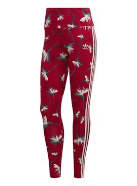 Leggings Adidas Thebe Magugu para Mujer Rojo