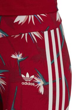 Leggings Adidas Thebe Magugu para Mujer Rojo