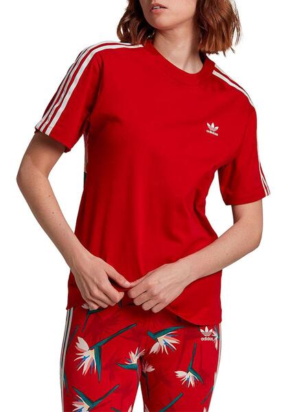 Camiseta Adidas Thebe Magugu para Roja