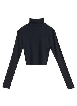 Jersey Levis Oriel Cuello Alto para Mujer Negro