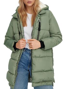 Chaqueta Only Nora Acolchada para Mujer Verde