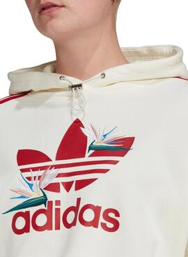 Sudadera Adidas Thebe Magugu para Mujer Blanca