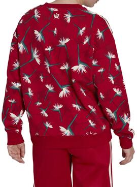 Sudadera Adidas Thebe Magugu para Mujer Roja