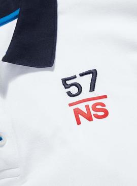 Polo North Sails 57 Blanco Hombre