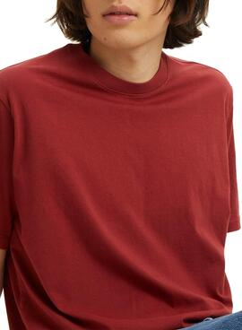 Camiseta Levis Essential Manga Corta Hombre Roja