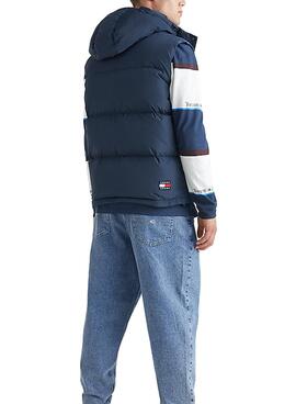 Chaleco Tommy Jeans Acolchado Alaska Hombre Marino