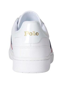 Zapatillas Polo Ralph Lauren Court Hombre Blanca