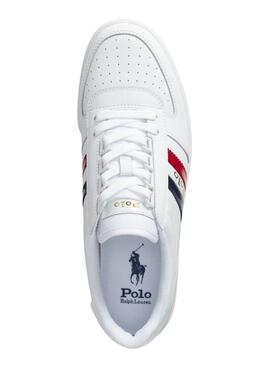 Zapatillas Polo Ralph Lauren Court Hombre Blanca