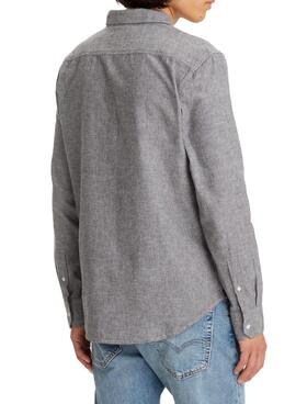 Camisa Levis Jaspeada para Hombre Gris