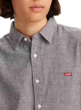 Camisa Levis Jaspeada para Hombre Gris