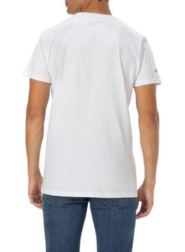Camiseta El Pulpo New Patch para Hombre Blanca