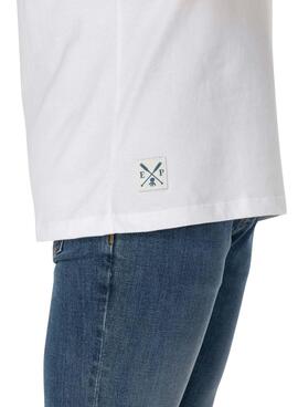 Camiseta El Pulpo Gstaad para Hombre Blanca