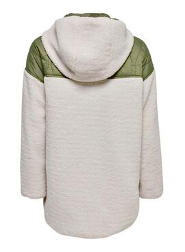 Chaqueta Only Tinka Teddy para Mujer Verde