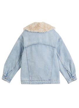 Chaqueta Levis XL Sherpa Trucker para Mujer Azul