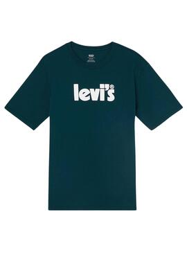 Camiseta Levis Relaxed Fit para Hombre Verde