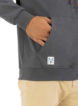 Sudadera El Pulpo Forest Patch para Hombre Gris
