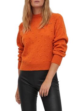 Jersey Vila Vitulio Detalles para Mujer Naranja