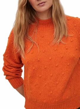 Jersey Vila Vitulio Detalles para Mujer Naranja