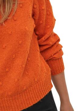Jersey Vila Vitulio Detalles para Mujer Naranja