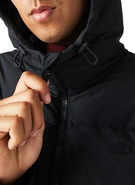 Chaqueta Lacoste Acolchada para Hombre Negra