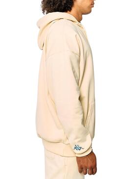 Sudadera Kappa Varian para Hombre Beige