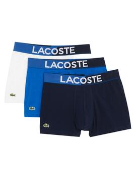 Set 3 Calzoncillos Lacoste Boxers Courts Hombre