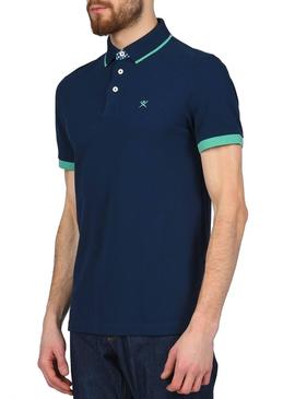 Polo Hackett Geo Swim Marino Hombre