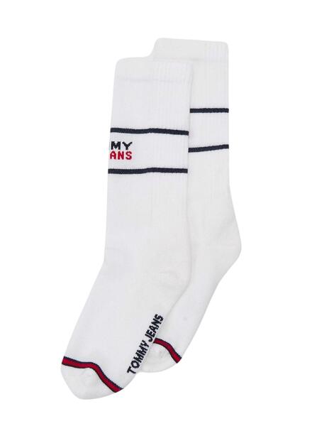 TOMMY HILFIGER CALCETINES Tommy Hilfiger TH SMALL STRIPE - Calcetines x 2  hombre light grey melange - Private Sport Shop