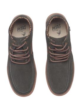 Zapatos Walk In Pitas Mylos Mid para Hombre Gris