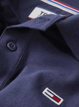 Polo Tommy Jeans Clasico Marino Hombre
