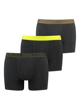 Pack 3 Calzoncillos Levis Premium Boxer Hombre