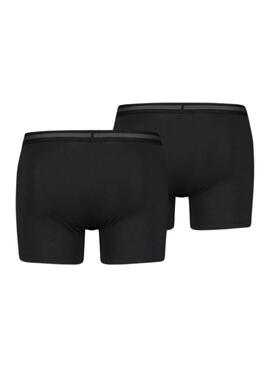 Set 2 Calzoncillos Levis Boxer Para Hombre Negro