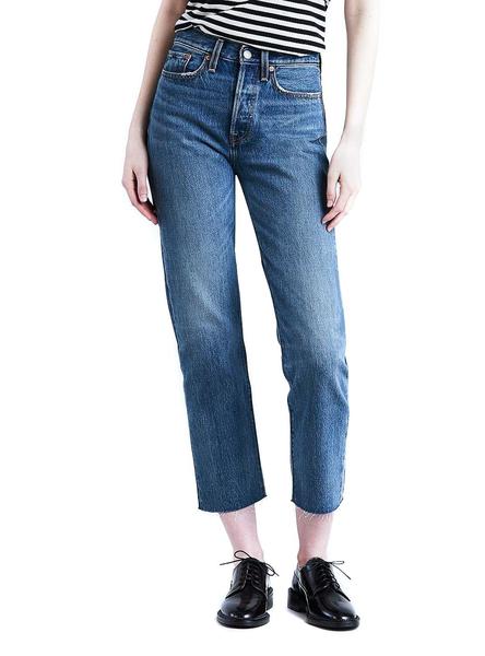 Pantalon Vaquero Levis 501 Azul Medio para Mujer