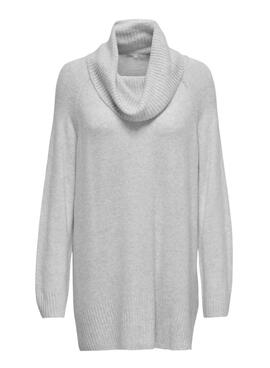 Jersey Only Ronja Largo para Mujer Gris