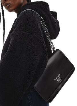 Bolso Calvin Klein Sculpted para Mujer Negro