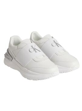 Zapatillas Calvin Klein Chunky para Mujer Blanca