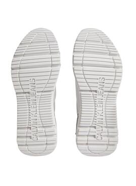 Zapatillas Calvin Klein Chunky para Mujer Blanca