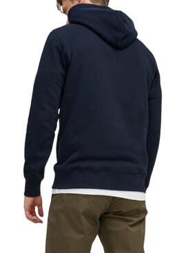 Sudadera Jack And Jones Capucha para Hombre Marina