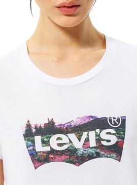 Camiseta Levis The Perfect Blanca Para Mujer