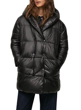 Chaqueta Pepe Jeans Apple Acolchada Mujer Negra