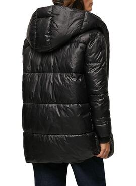 Chaqueta Pepe Jeans Apple Acolchada Mujer Negra