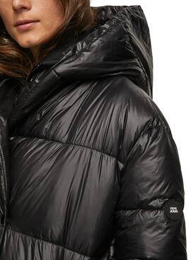 Chaqueta Pepe Jeans Apple Acolchada Mujer Negra