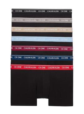 Pack 7 Calzoncillos Calvin Klein para Hombre Negro