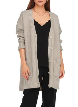 Chaqueta Only Airy Life Botones para Mujer Beige