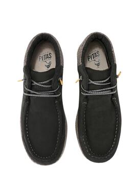 Zapatos Walk In Pitas WP150 Vito para Hombre Gris