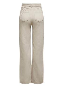 Pantalón Vaquero Only Camille Extra Beige Mujer