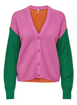 Chaqueta Only Nicci Colorblock Multicolor Mujer