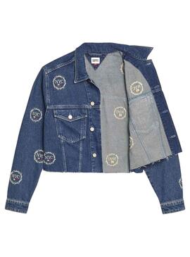 Chaqueta Vaquera Tommy Jeans Bordada Azul Mujer